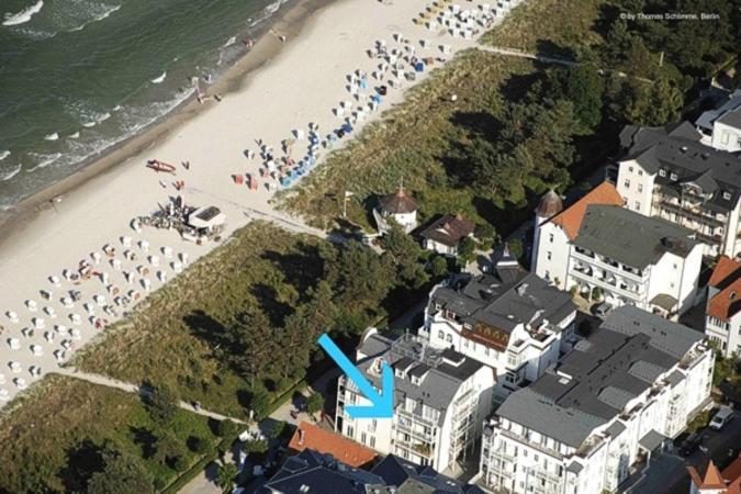 Villa Helene mit Meerblick in Top Lage - Nixe mit Strandkorb am Strand Ostseebad Ostseebad Binz Exterior foto